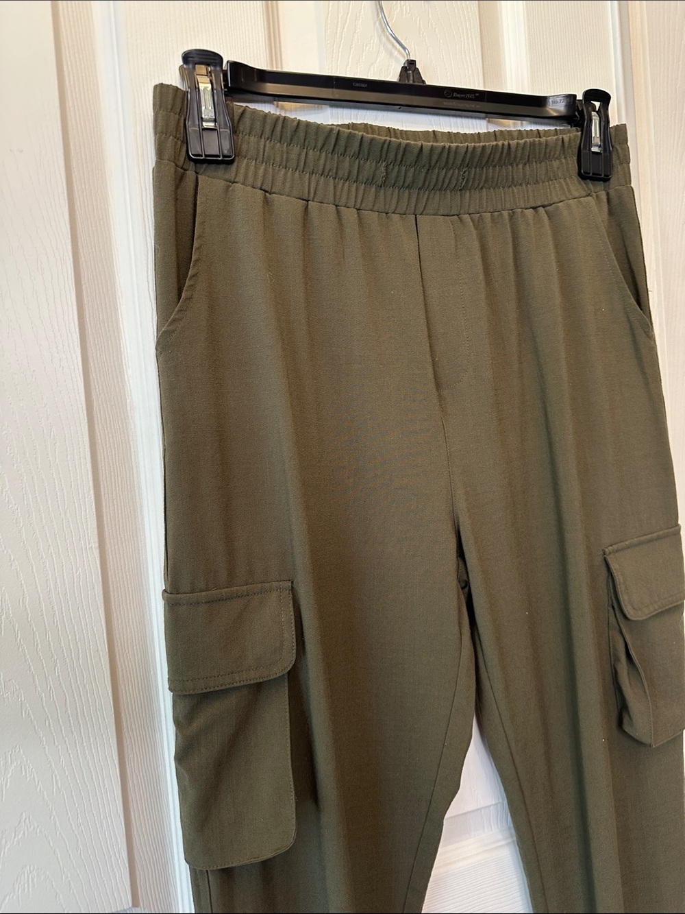 Shinestar Olive Green Cargo Jogger Pants for Women - Picture 2 of 5
